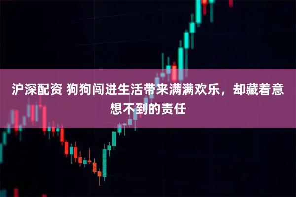 沪深配资 狗狗闯进生活带来满满欢乐，却藏着意想不到的责任